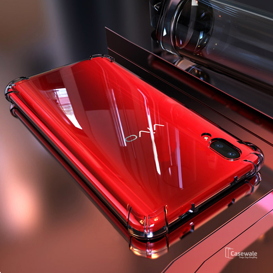 Transparent Safety Airbags Case For Vivo V11 Pro
