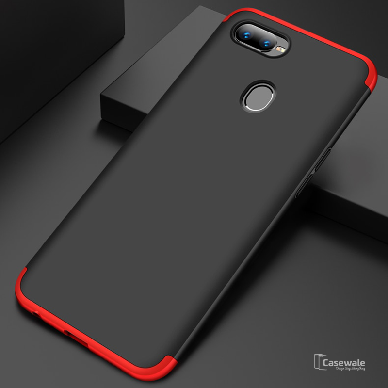 3 in 1 Ultimate 360 Degree Protection Case for Oppo F9 Pro