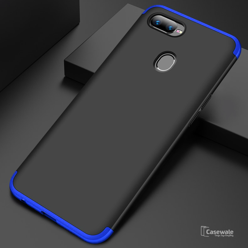 3 in 1 Ultimate 360 Degree Protection Case for Oppo F9 Pro