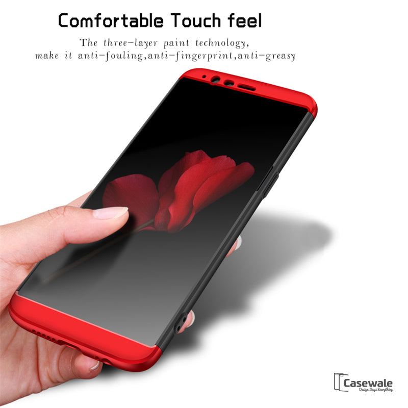 360 Full Body Protection Hard Matte Case for OnePlus 5T