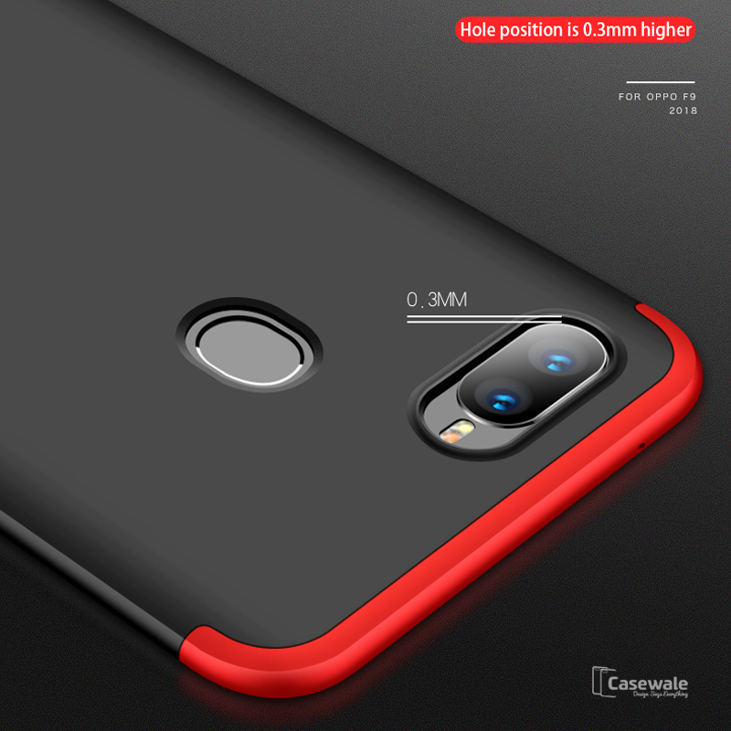 3 in 1 Ultimate 360 Degree Protection Case for Oppo F9