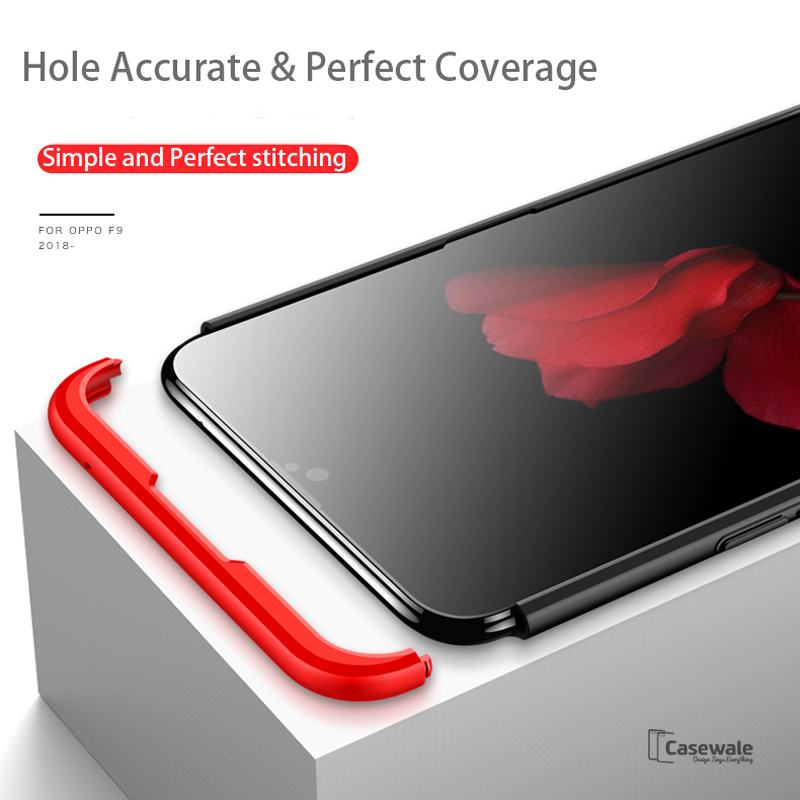 3 in 1 Ultimate 360 Degree Protection Case for Oppo F9