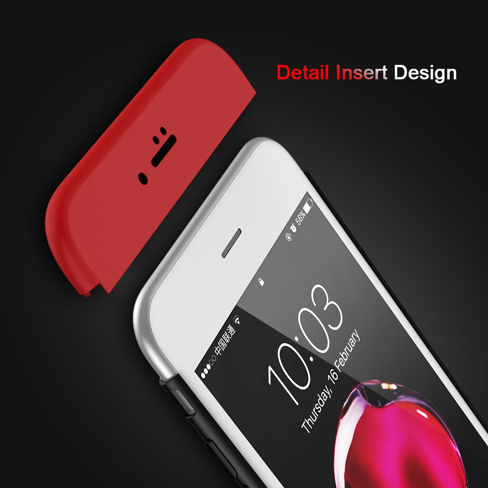 360 Protection Hard Phone Case for Apple iPhone