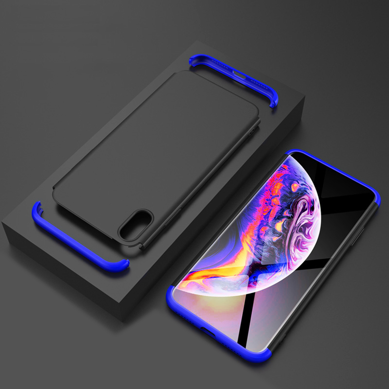 360 Full Body Protection Hard Matte Case For Apple iPhone X