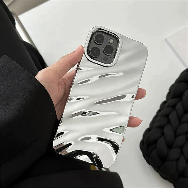 iPhone 13 / 14 Series Luxury Fashion Wave Plating Case