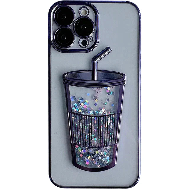 iPhone 13 Series Cool Shiny Sipper Phone Case