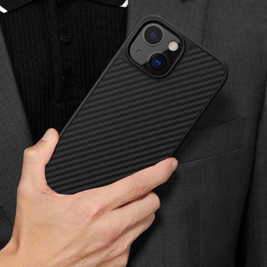 iPhone 14 Series Carbon Fiber Protective Phone Case