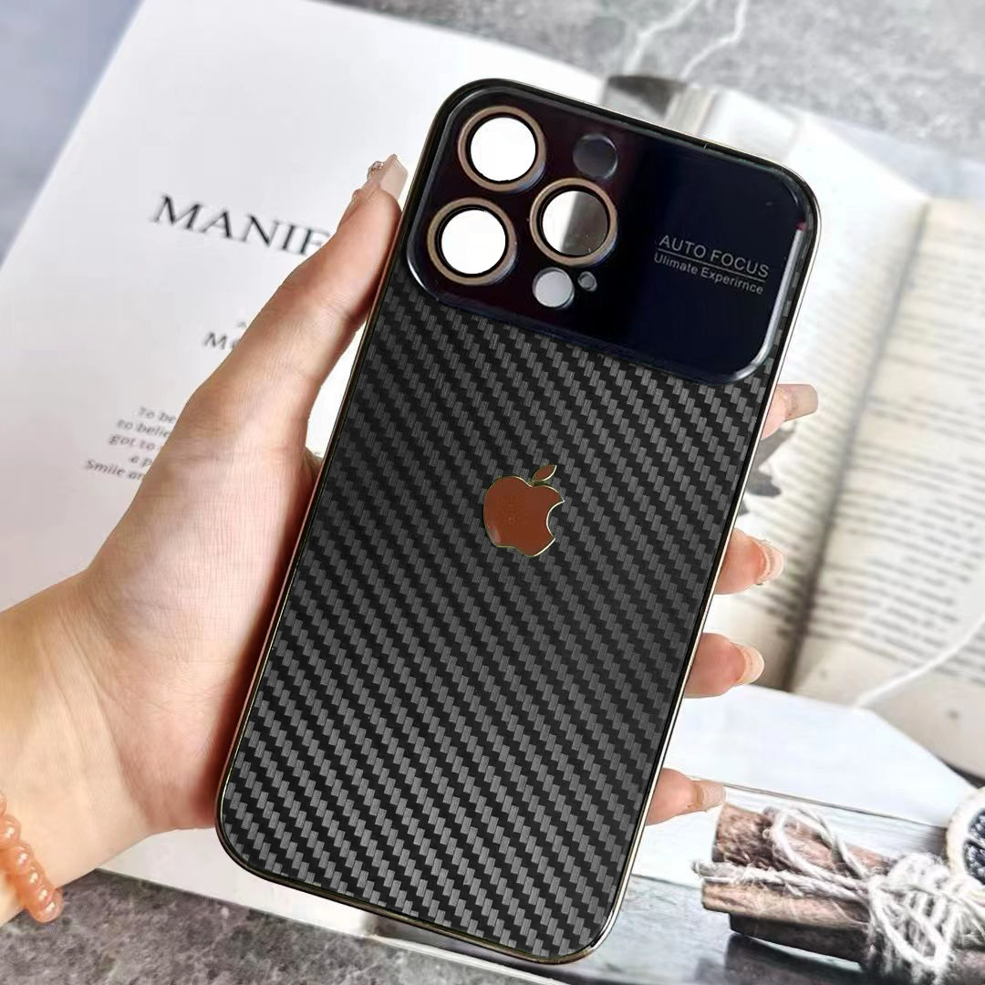 iPhone 15 Series Lens Edition Carbon Fiber Phone Case