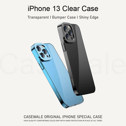 Transparent Shiny Edge Bumper iPhone 13 Pro Max Case